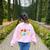 Kids Solar Systems Cute Planets Space Science Teacher School Women's Sweatshirt Back Print Light Pink Kids Solar Systems Cute Planets Space Science Teacher School Women's Sweatshirt Back Print Light Pink