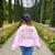 Kiss Your Brain Teacher Inspire Educate Groovy Retro Vintage Women's Sweatshirt Back Print Light Pink Kiss Your Brain Teacher Inspire Educate Groovy Retro Vintage Women's Sweatshirt Back Print Light Pink