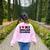 I Love My English Teacher Heart English Language Teachers For Men Women Kids Women's Sweatshirt Back Print Light Pink
