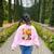Love Preschool Teacher Turkey Thanksgiving Autumn Fall Women's Sweatshirt Back Print Light Pink Love Preschool Teacher Turkey Thanksgiving Autumn Fall Women's Sweatshirt Back Print Light Pink