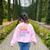 Middle School Teacher Middle School Is Bussin Bruh Women's Sweatshirt Back Print Light Pink