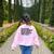 Montessori Helvetica Education Teacher Women's Sweatshirt Back Print Light Pink Montessori Helvetica Education Teacher Women's Sweatshirt Back Print Light Pink