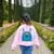 Mouse Halloween Costume Book Cookie Teacher Student Women's Sweatshirt Back Print Light Pink Mouse Halloween Costume Book Cookie Teacher Student Women's Sweatshirt Back Print Light Pink