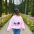 Right Acute Triangle Math Teacher Cool Geometry Women's Sweatshirt Back Print Light Pink