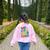 School Teachers Motivational Quote We Can Do Hard Things Men Women Kids Women's Sweatshirt Back Print Light Pink School Teachers Motivational Quote We Can Do Hard Things Men Women Kids Women's Sweatshirt Back Print Light Pink