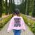 Science Because Figuring Things Out Teacher Scientific Adult Women's Sweatshirt Back Print Light Pink