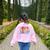 You Are Smart Brave Strong Kind Loved Motivation Teacher Kid Women's Sweatshirt Back Print Light Pink