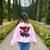 Super Power Superhero Boston Terrier Dog For Men Women Kids Women's Sweatshirt Back Print Light Pink