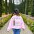Teacher Besties Because Going Crazy Alone Is Not As Much Fun Women's Sweatshirt Back Print Light Pink Teacher Besties Because Going Crazy Alone Is Not As Much Fun Women's Sweatshirt Back Print Light Pink