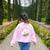 Teacher-Saurus Dinosaur Teacher Design T-Rex Design Women's Sweatshirt Back Print Light Pink Teacher-Saurus Dinosaur Teacher Design T-Rex Design Women's Sweatshirt Back Print Light Pink