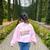 Never Underestimate a Public School Teacher Public Education Women's Sweatshirt Back Print Light Pink Never Underestimate a Public School Teacher Public Education Women's Sweatshirt Back Print Light Pink