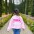 I Wear Pink For My Teacher Breast Cancer Awareness Women's Sweatshirt Back Print Light Pink I Wear Pink For My Teacher Breast Cancer Awareness Women's Sweatshirt Back Print Light Pink