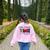 Y'All Gonna Make Me Lose My Mind Up Here Teacher Women's Sweatshirt Back Print Light Pink Y'All Gonna Make Me Lose My Mind Up Here Teacher Women's Sweatshirt Back Print Light Pink