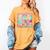 100 Days Of School Preppy 100th Day Of School Teacher Kids Women's Comfort Colors T-Shirt Mustard 100 Days Of School Preppy 100th Day Of School Teacher Kids Women's Comfort Colors T-Shirt Mustard