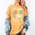 100th Day Of School Get Your Cray On Teacher Women's Comfort Colors T-Shirt Mustard