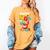 100th Day Of School Teachers Kids Child Happy 100 Days Women's Comfort Colors T-Shirt Mustard