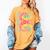 3rd Grade Typography Team Third Grade Teacher Back To School Women's Comfort Colors T-Shirt Mustard