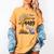 4489 Square Root 67 Math Teacher Halloween Costume Professor Women's Comfort Colors T-Shirt Mustard
