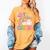 4th Grade Boo Crew Fourth Grade Teacher Kids Happy Halloween Women's Comfort Colors T-Shirt Mustard