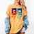 6 7 Science Chemistry Teacher Periodic Table Meme Tee Women's Comfort Colors T-Shirt Mustard