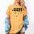 67 Meme Math Teacher 6 7 Halloween Spiders Square Root 4489 Women's Comfort Colors T-Shirt Mustard