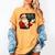 67 Teacher Santa Christmas Six Seven Meme Math Xmas Women's Comfort Colors T-Shirt Mustard