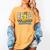 ABCD Highway To Spell Pencil Teacher & Student Font Me Women's Comfort Colors T-Shirt Mustard