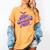 Algebra Teacher Halloween Spooky Ghost Math Mathematics Grad Women's Comfort Colors T-Shirt Mustard