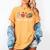 Art Teacher Peace Love Art For Artists And Painters Women's Comfort Colors T-Shirt Mustard Art Teacher Peace Love Art For Artists And Painters Women's Comfort Colors T-Shirt Mustard