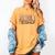 Autumn Pumpkin Thanksgiving Coffee Floral Teacher Fall Women's Comfort Colors T-Shirt Mustard Autumn Pumpkin Thanksgiving Coffee Floral Teacher Fall Women's Comfort Colors T-Shirt Mustard