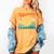 Back To School Groovy Smile Preschool Teachers Students Kids Women's Comfort Colors T-Shirt Mustard