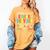 Battery Life Of Daycare Provider Childcare Teacher Women's Comfort Colors T-Shirt Mustard