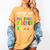 Battery Life Of a Preschool School Teacher School Week Women's Comfort Colors T-Shirt Mustard