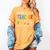 Battery Life Of A Teacher School Teacher Appreciation Women's Comfort Colors T-Shirt Mustard Battery Life Of A Teacher School Teacher Appreciation Women's Comfort Colors T-Shirt Mustard