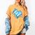 Bavarian Flag As Heart Blue Diamond Bavaria Women's Comfort Colors T-Shirt Mustard
