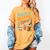 Biology Teacher Science Fueled By Mitochondria Coffee Women's Comfort Colors T-Shirt Mustard
