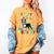 My Birthday Colorful Costume Boston Terrier Party Women's Comfort Colors T-Shirt Mustard