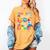 I Blasted Through 100 Days Of School 100th Day Teacher Kids Women's Comfort Colors T-Shirt Mustard