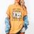 Boo Crew Daycare Teacher Matching Halloween Costume Ghost Women's Comfort Colors T-Shirt Mustard Boo Crew Daycare Teacher Matching Halloween Costume Ghost Women's Comfort Colors T-Shirt Mustard
