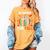 All Booked For Fall Book Pumpkin Autumn Thanksgiving Teacher Women's Comfort Colors T-Shirt Mustard