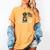 Boston Terrier 4th Of July US American Flag Dog Patriotic Women's Comfort Colors T-Shirt Mustard