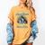 Boston Terrier American Gentleman Bibliophile Book Lover Women's Comfort Colors T-Shirt Mustard