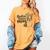 Boston Terrier Dog Bostie Mom Idea For Women Women's Comfort Colors T-Shirt Mustard
