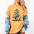 Boston Terrier Dog Christmas Tree Santa Hat Xmas Pajama Men Women Kids Women's Comfort Colors T-Shirt Mustard