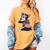Boston Terrier Dog Merica 4th Of July Usa American Flag Men Women's Comfort Colors T-Shirt Mustard