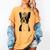 Boston Terrier Dog Wearing Crown For Men Women Girls Kids Women's Comfort Colors T-Shirt Mustard