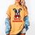 Boston Terrier Grandma Dog Lovers Puppy Bostie Owner Women's Comfort Colors T-Shirt Mustard