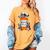 Boston Terrier Happy Pills T-Shirt Women's Comfort Colors T-Shirt Mustard