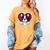 Boston Terrier Heart Cute Puppy Lover Or Dog Owner Women's Comfort Colors T-Shirt Mustard