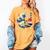 Boston Terrier Japanese Kanagawa Wave Surf Loyal Dog Men Women Kids Women's Comfort Colors T-Shirt Mustard